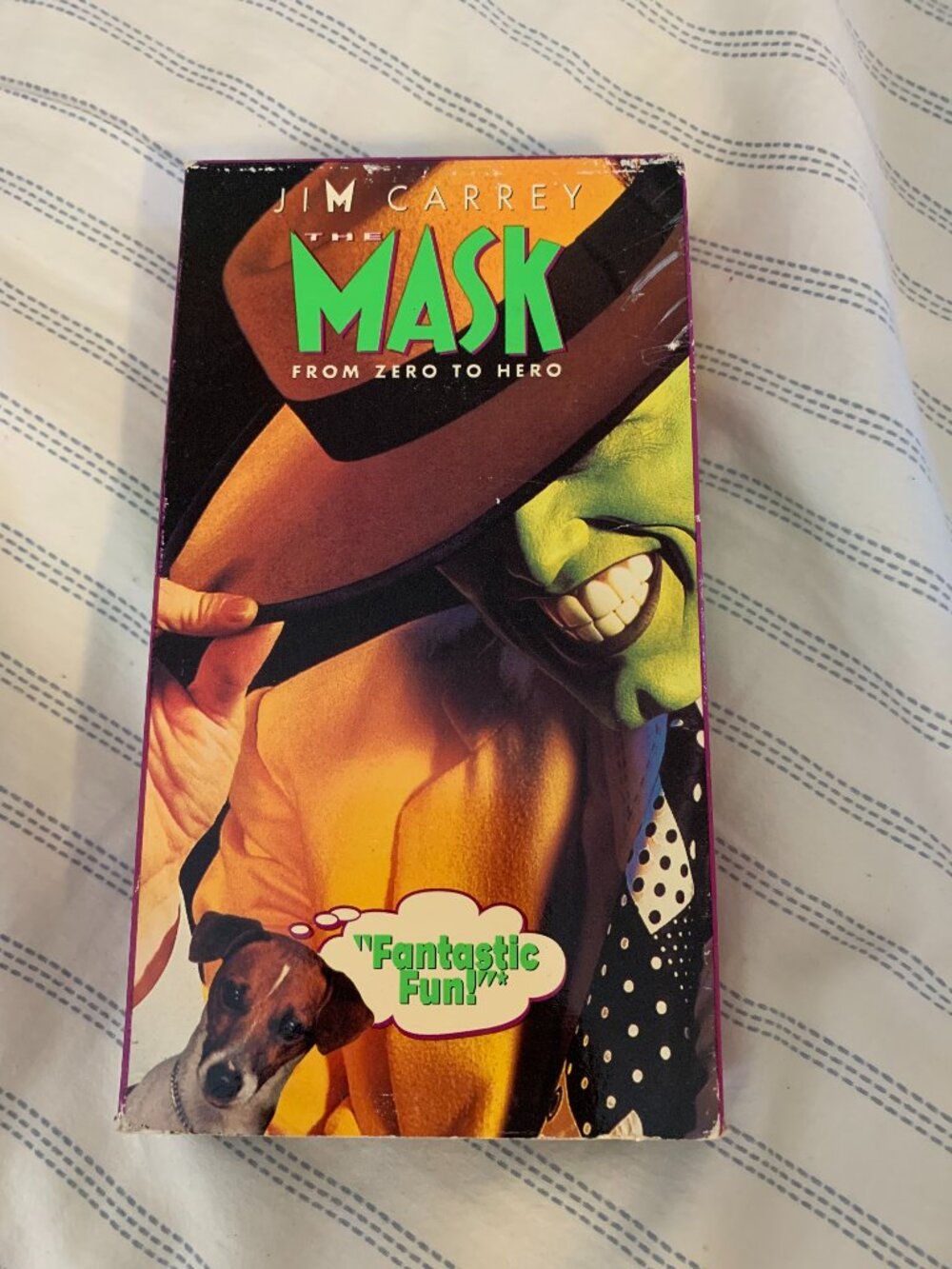 The Mask VHS (1995) Jim Carrey New Line Home Video - Vintage Movie Tape VHS